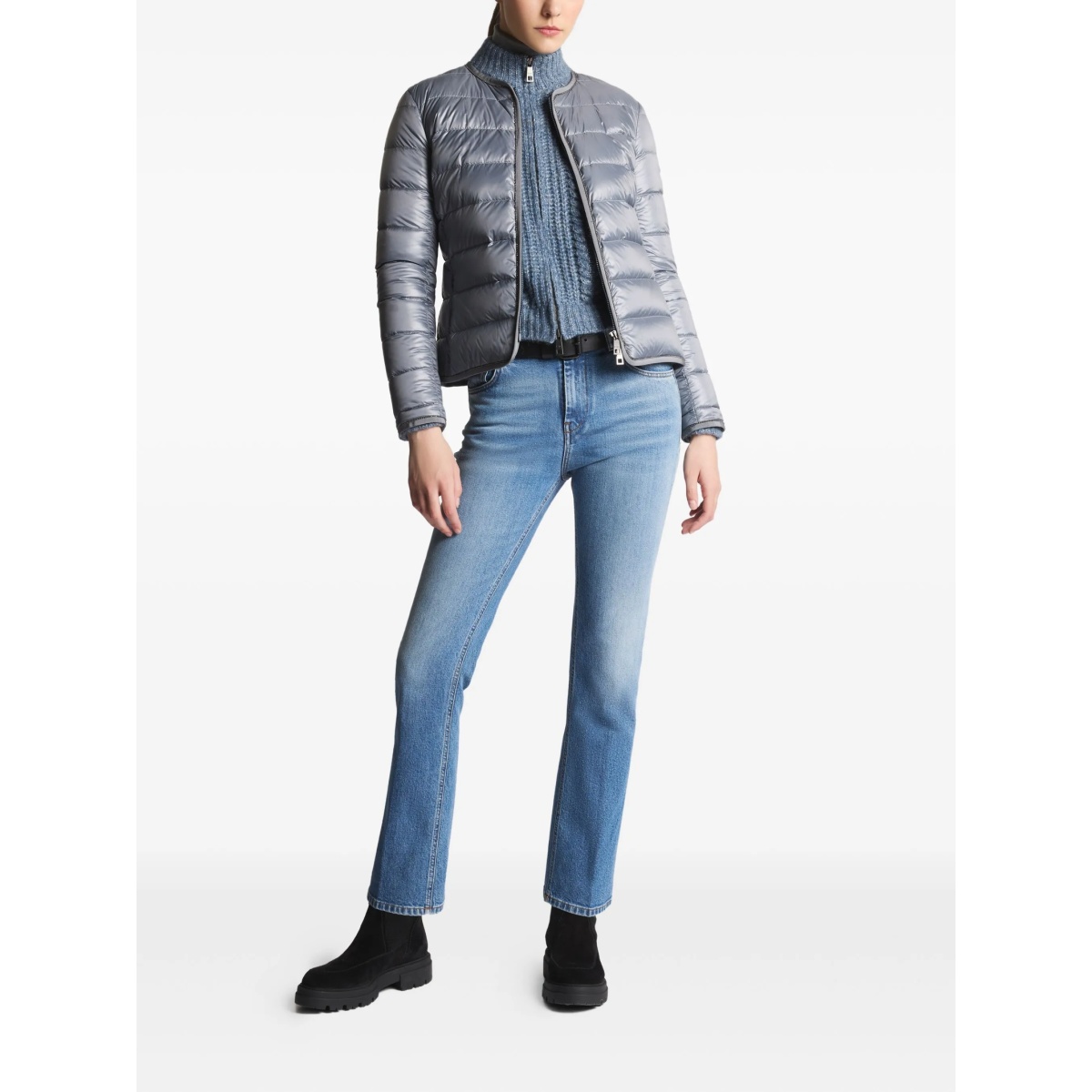 padded zip-up jacket - Img 2