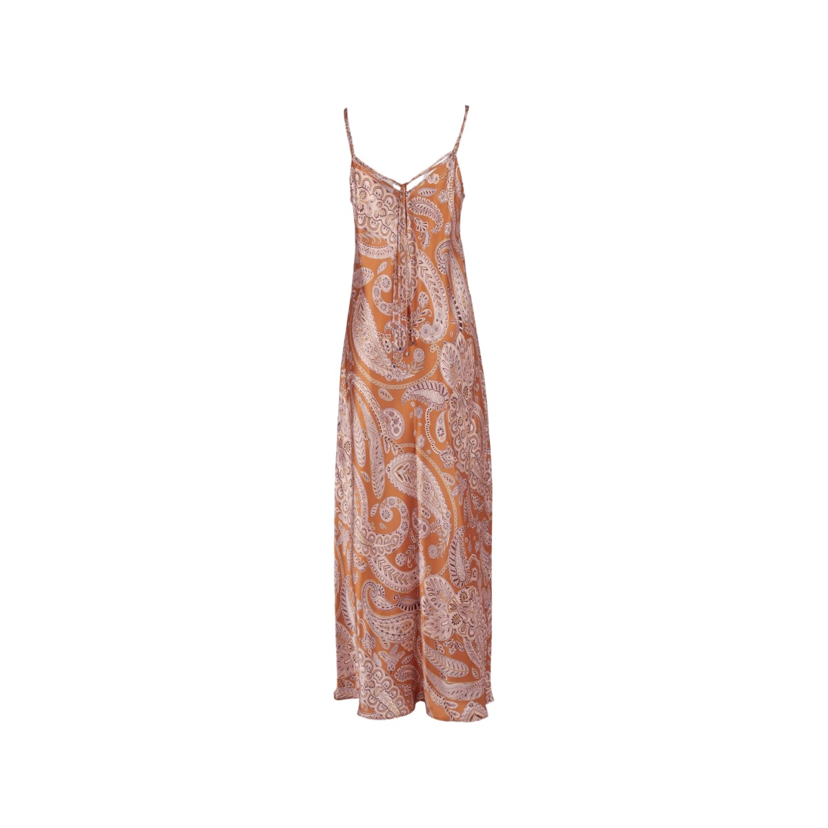 paisley-pattern silk maxi dress - Img 2