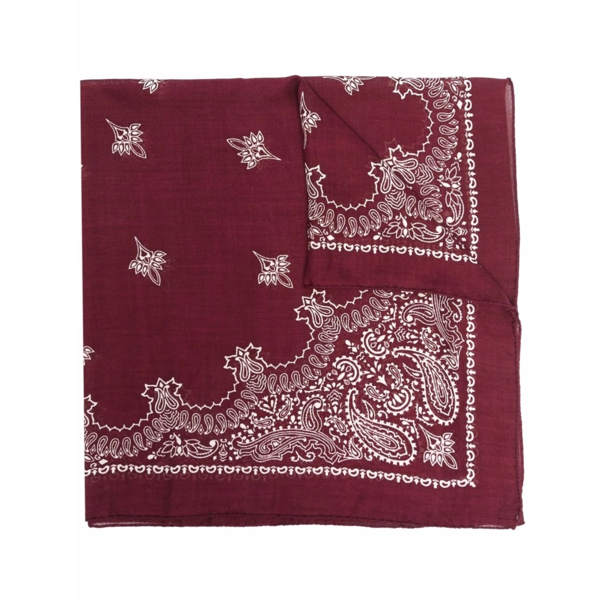 paisley-print scarf