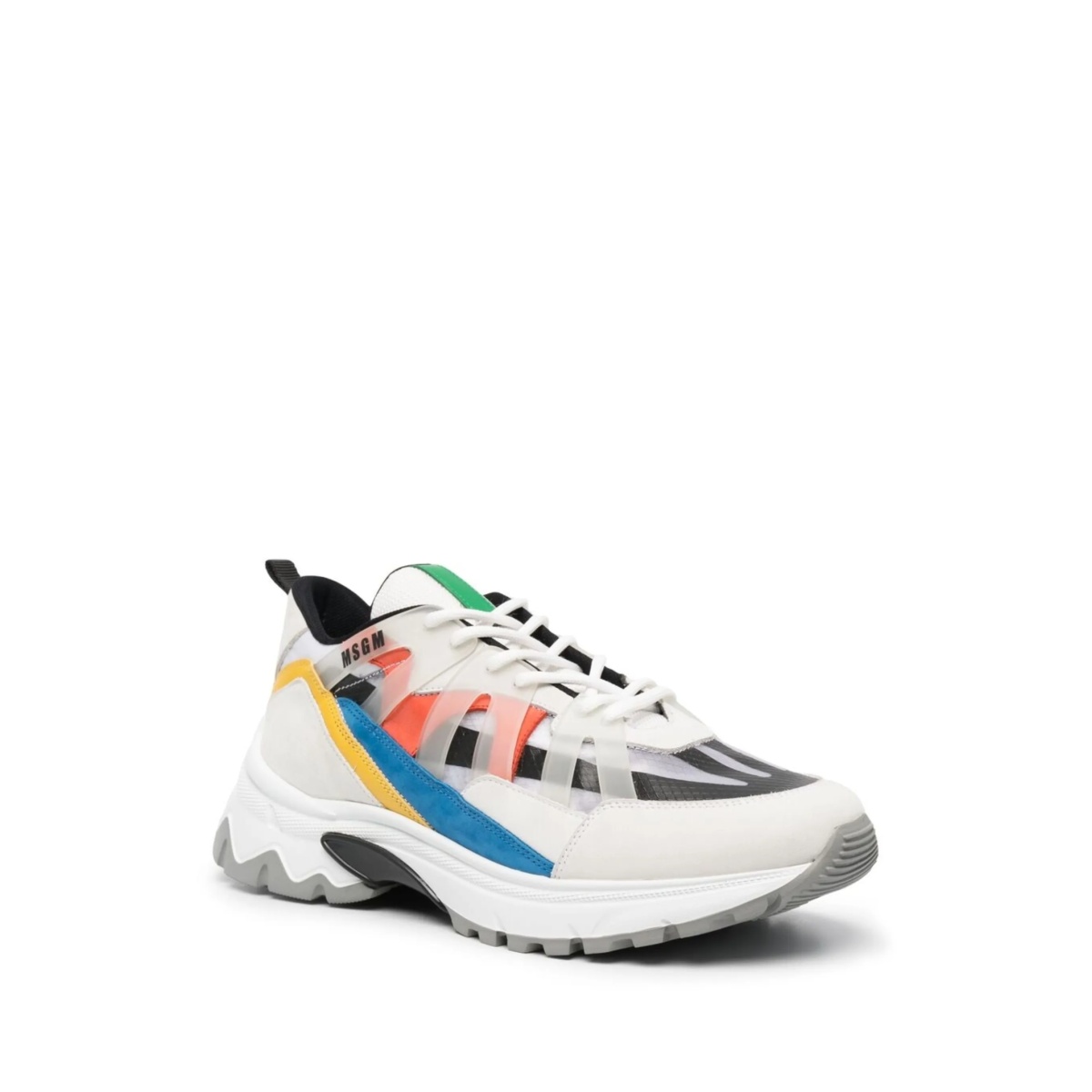 panelled low-top sneakers - Img 2