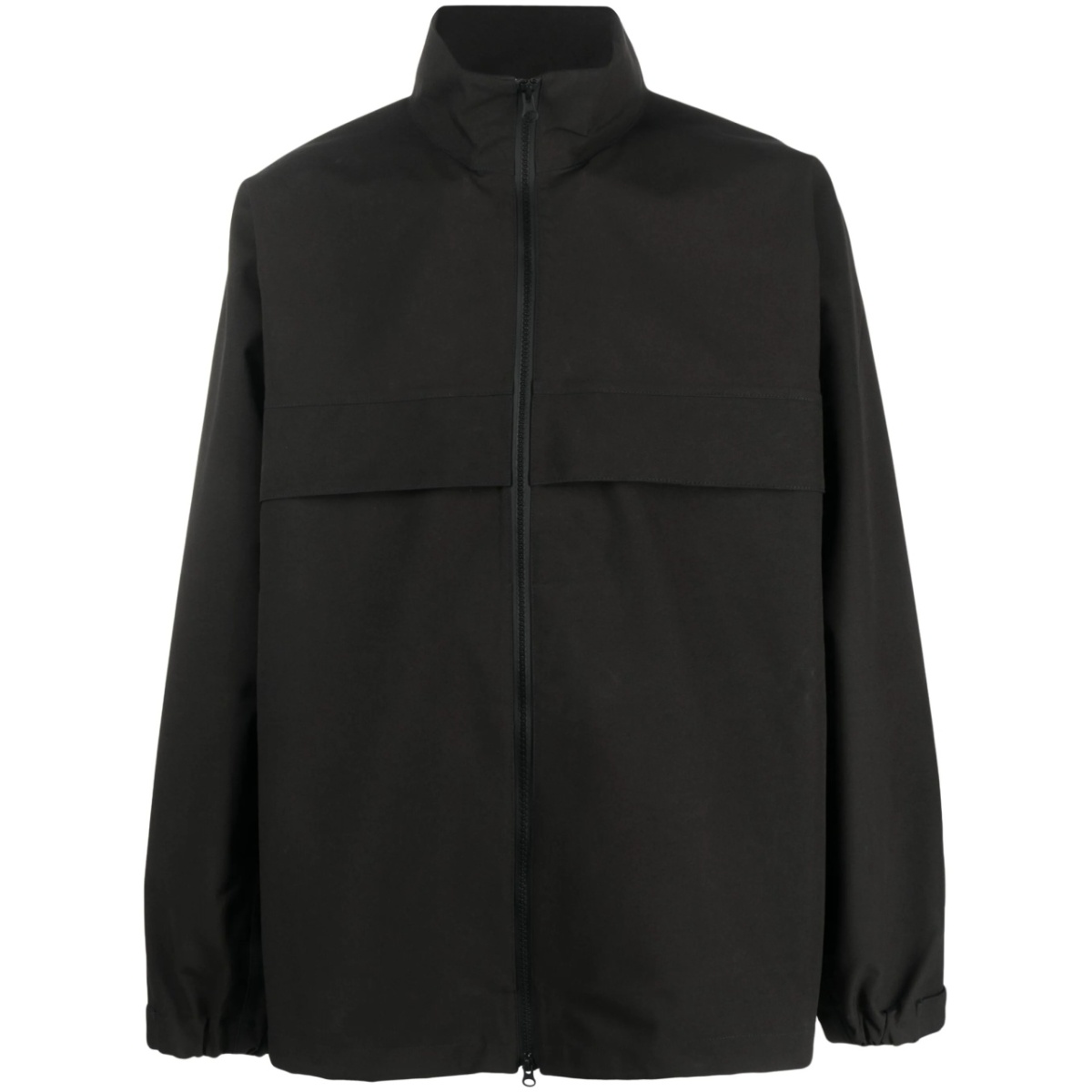 panelled zip-up lightweight jacket