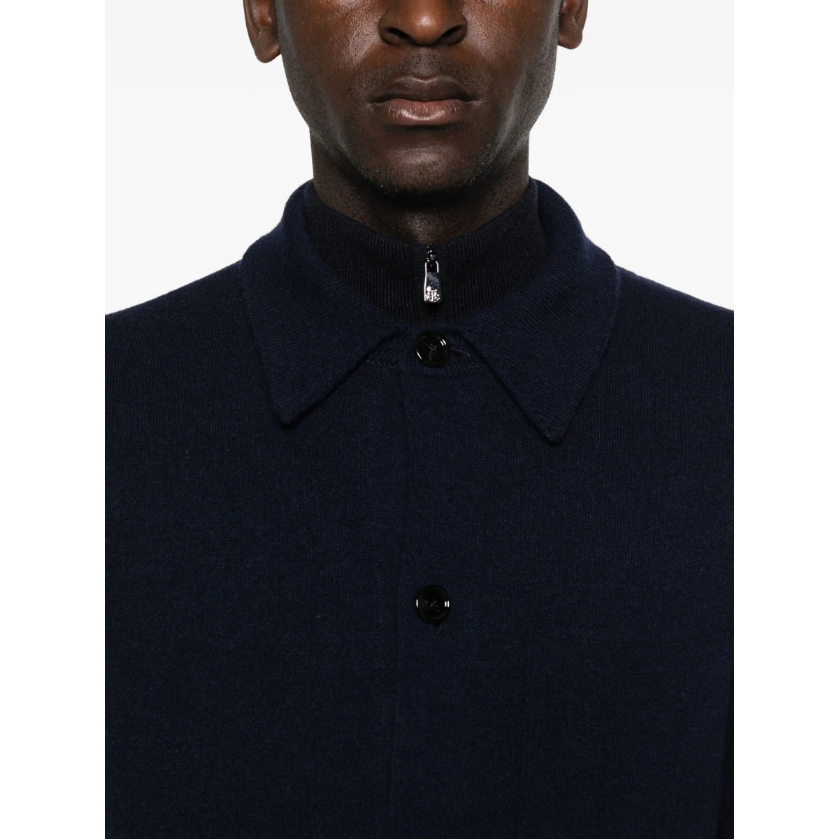 patch-pocket button cardigan - Img 5