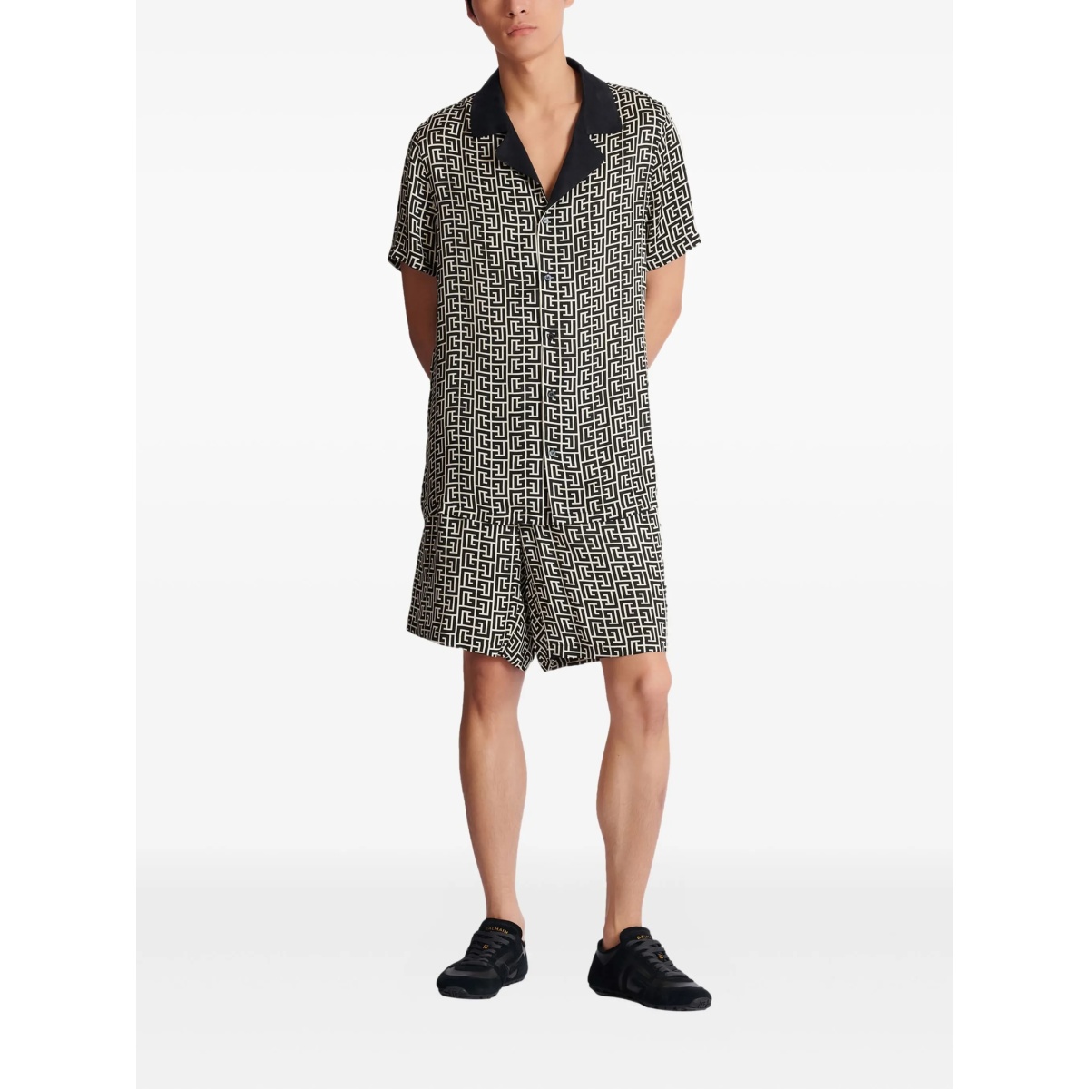 PB-monogram short-sleeve shirt - Img 2
