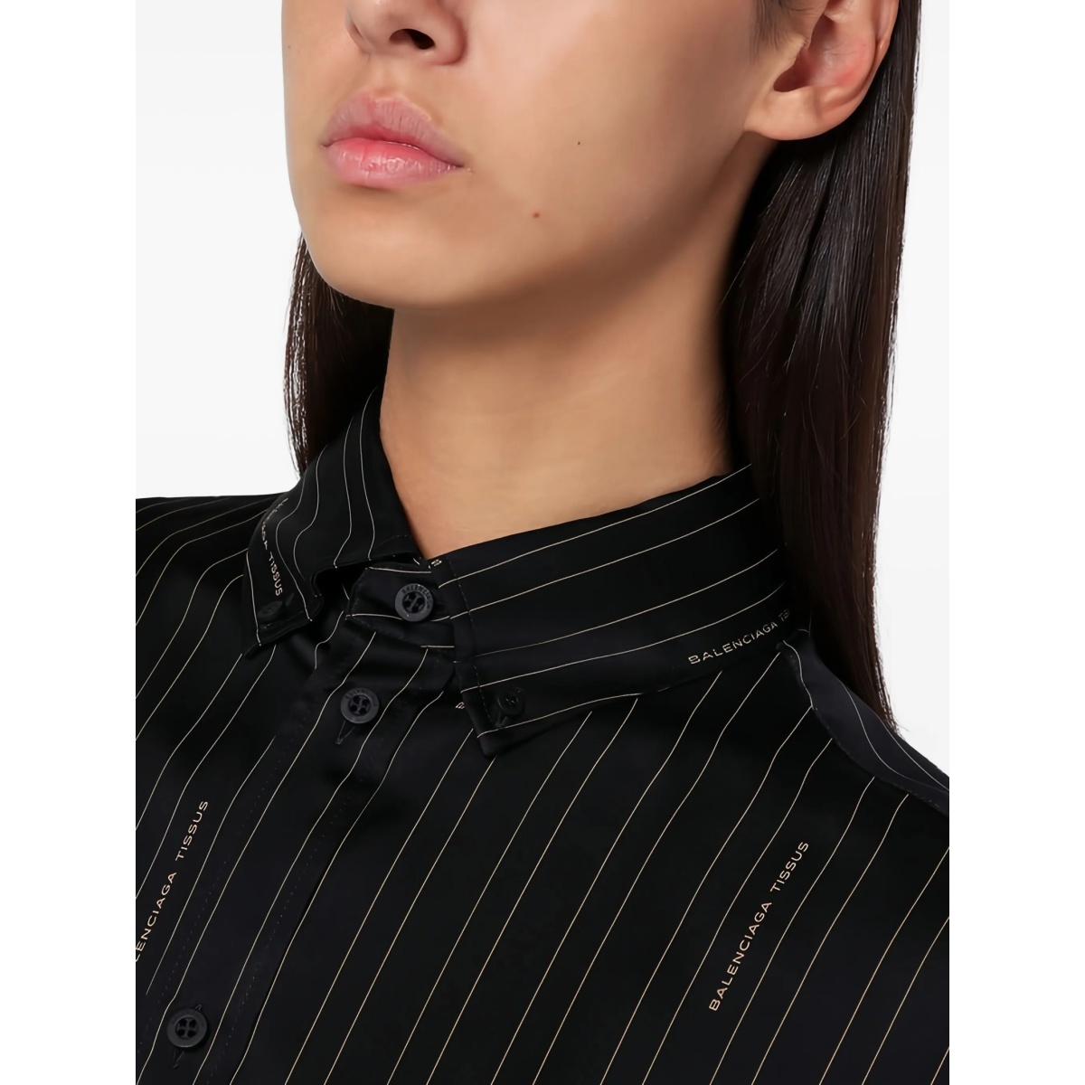 pinstripe logo shirt - Img 5