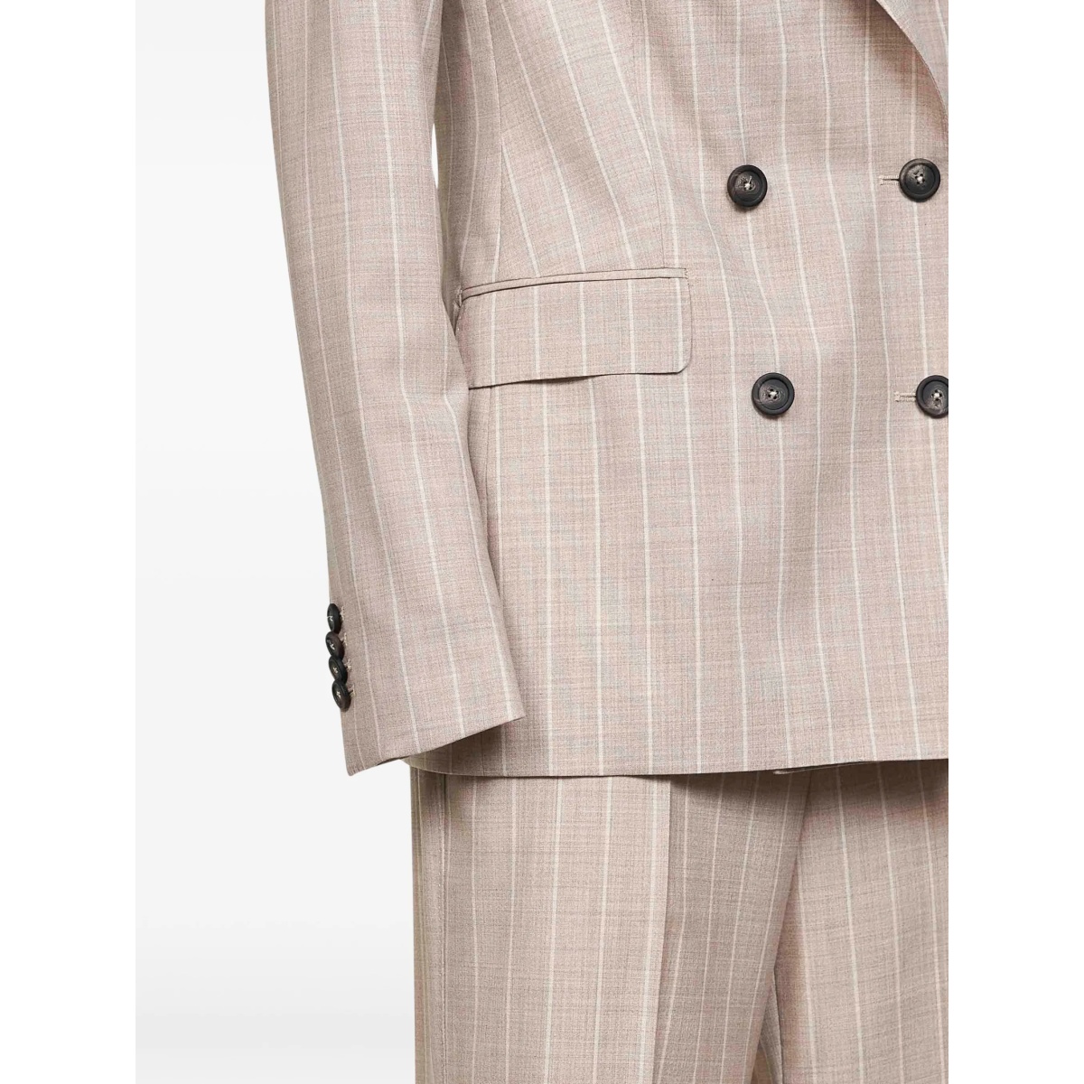 pinstriped double-breasted suit - Img 3