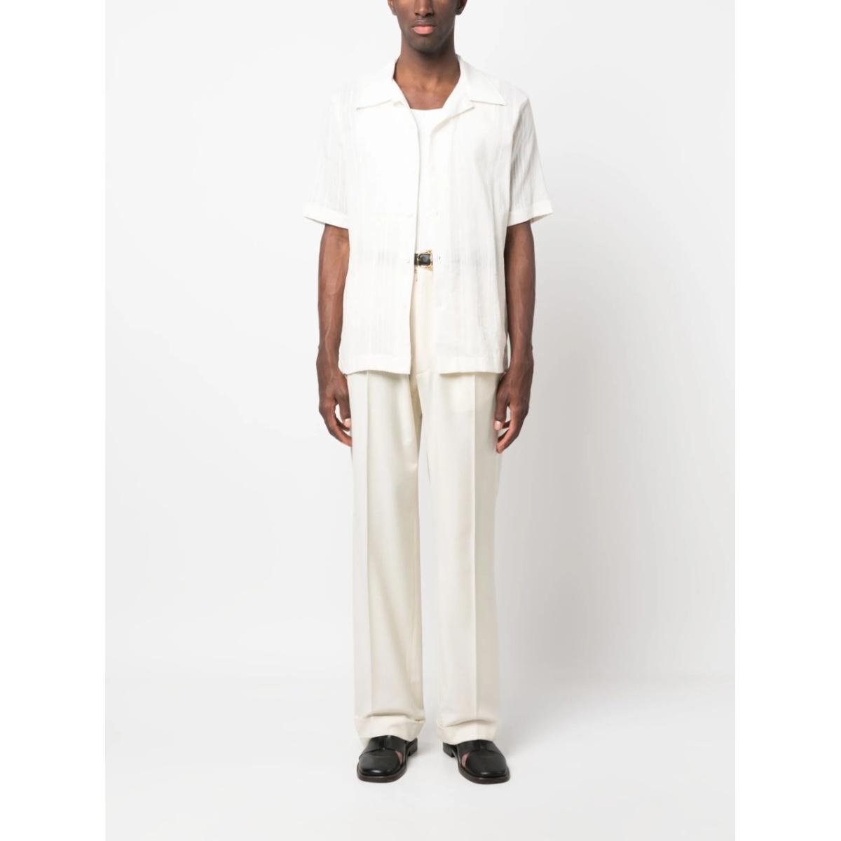 pintuck cotton shirt - Img 2