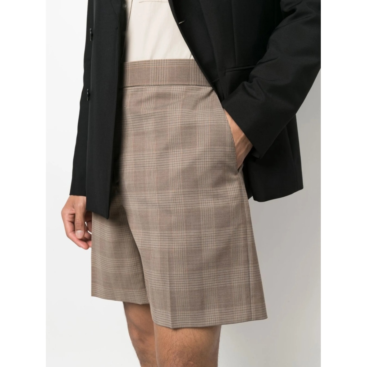 plaid tailored shorts - Img 5