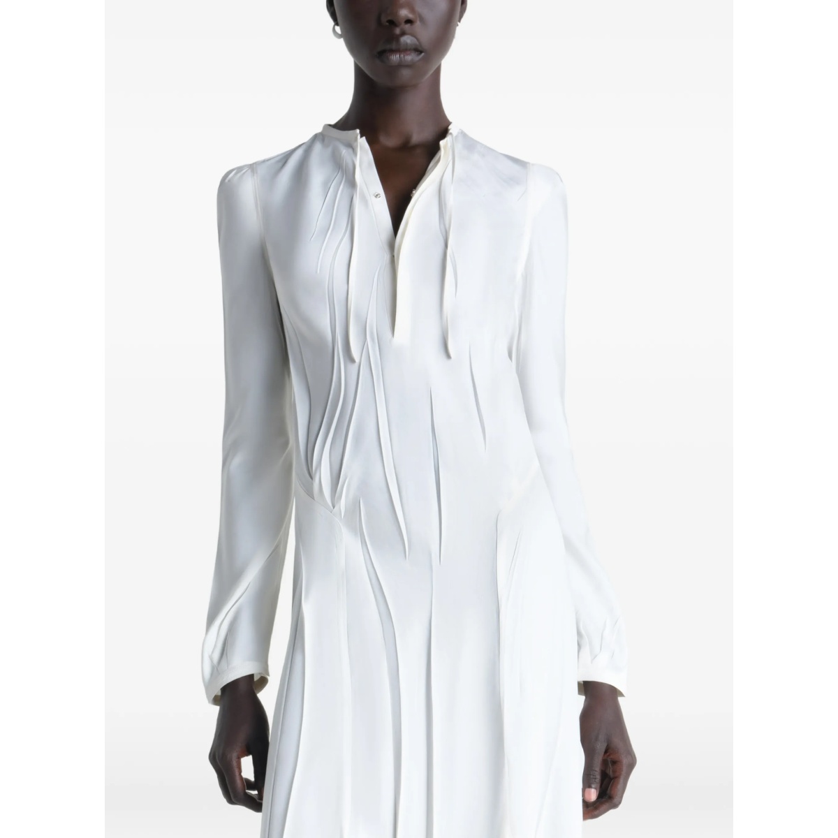 pleated bias dress - Img 5