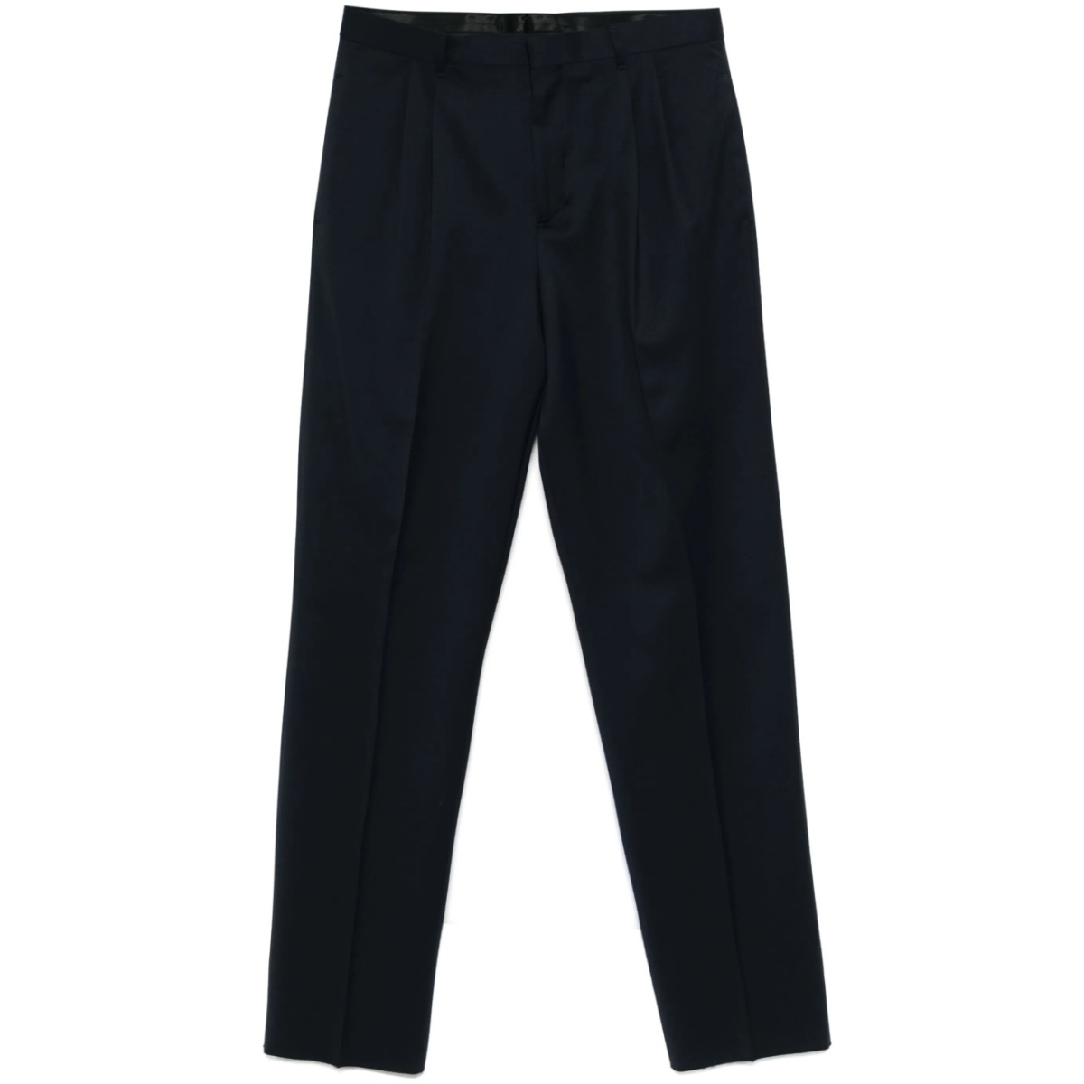 pleated virgin-wool trousers