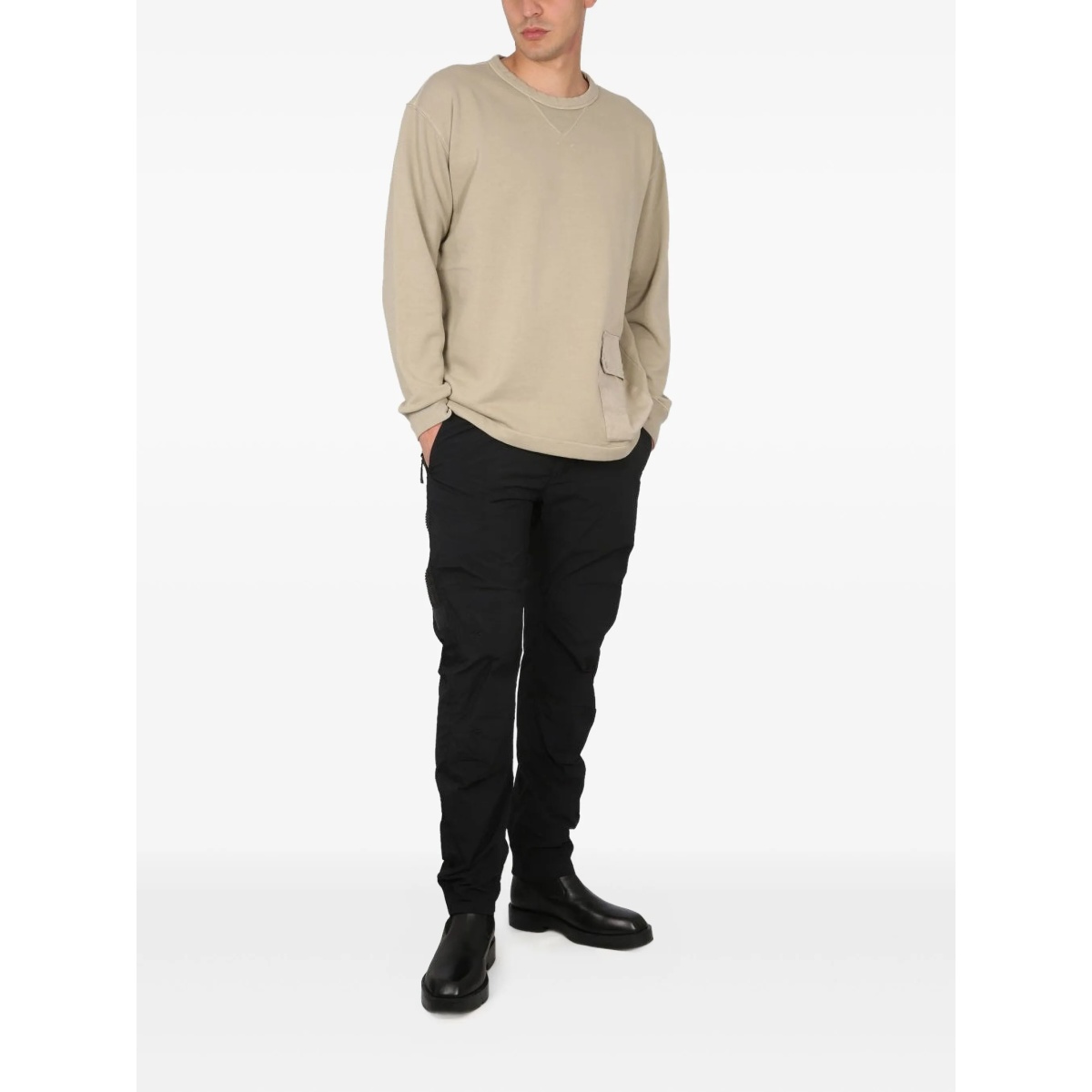 pocket-detail sweatshirt - Img 2