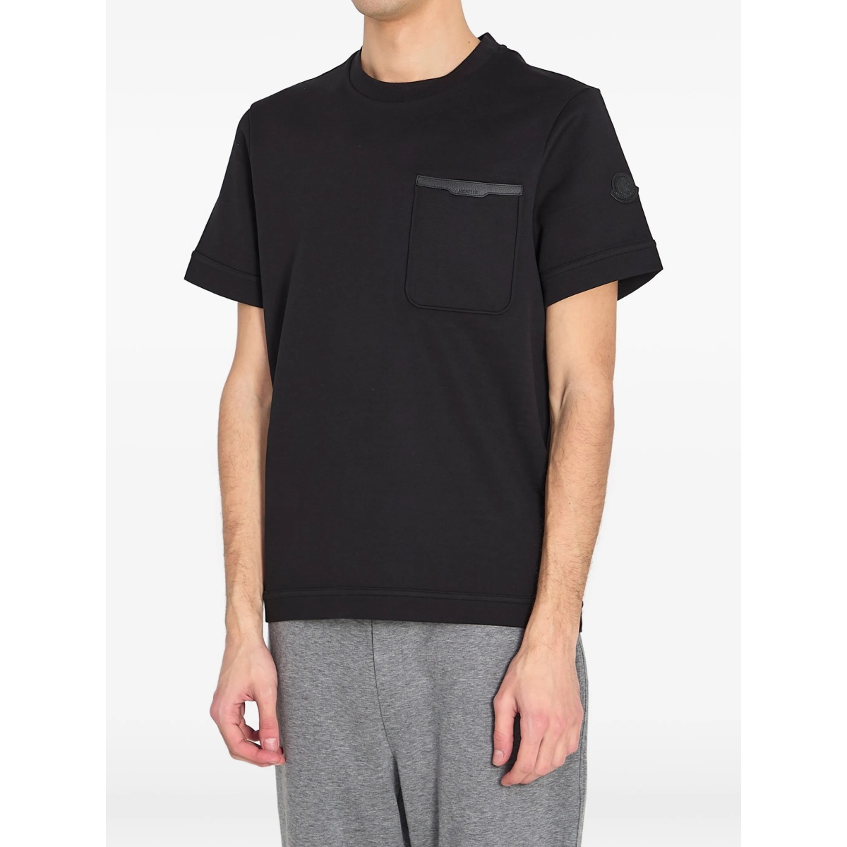 pocket logo patch T-shirt - Img 2