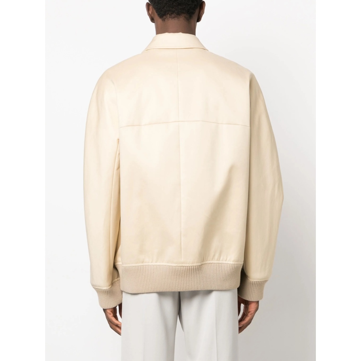 pointed-collar bomber jacket - Img 4