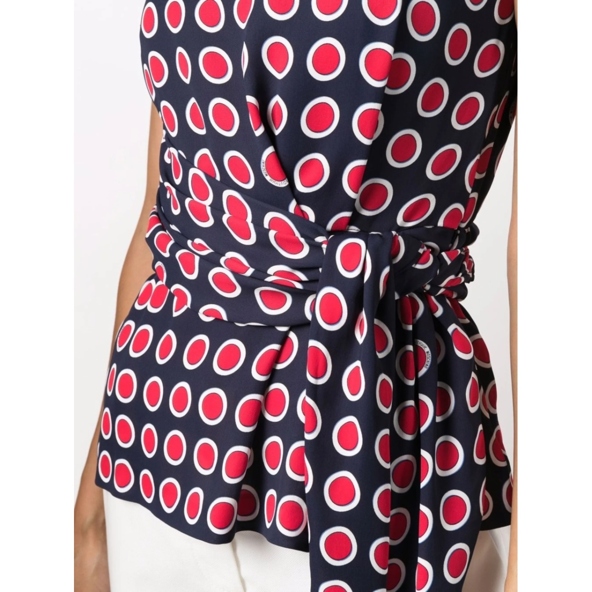 polka-dot belted tank top - Img 5