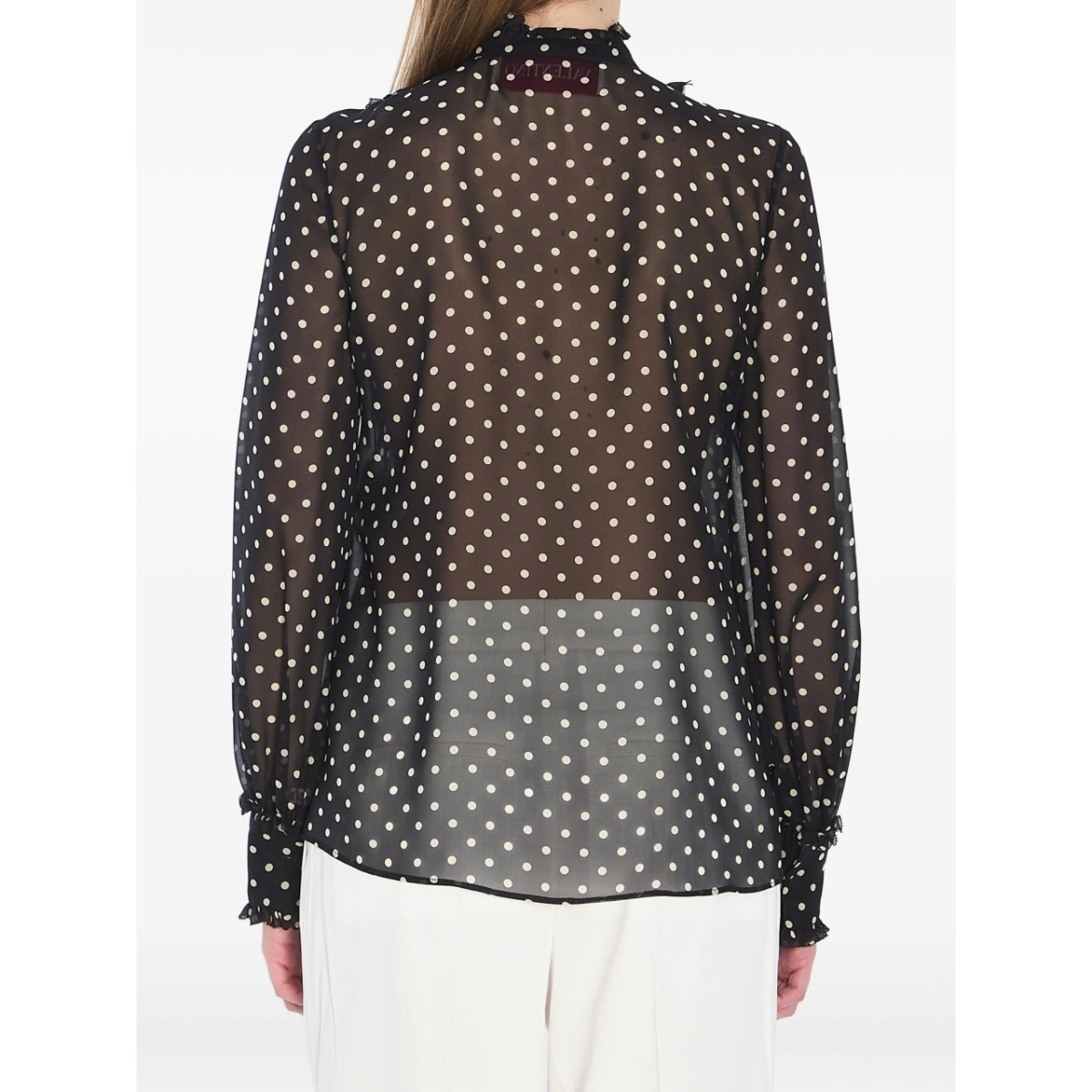 polka dot-print shirt - Img 3