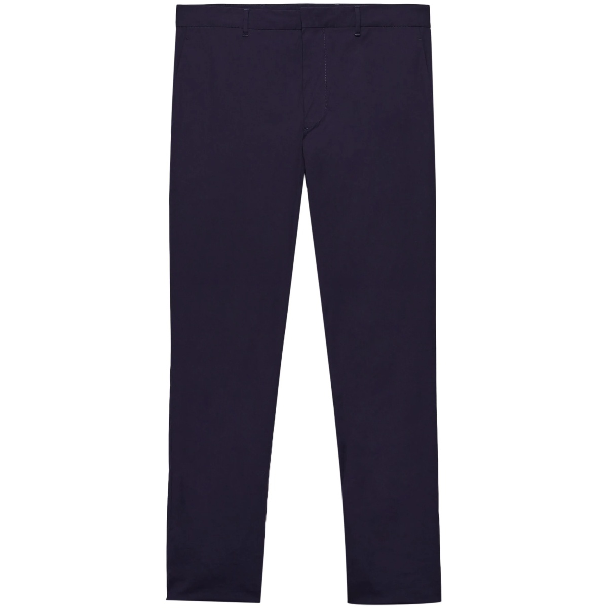 poplin stretch trousers