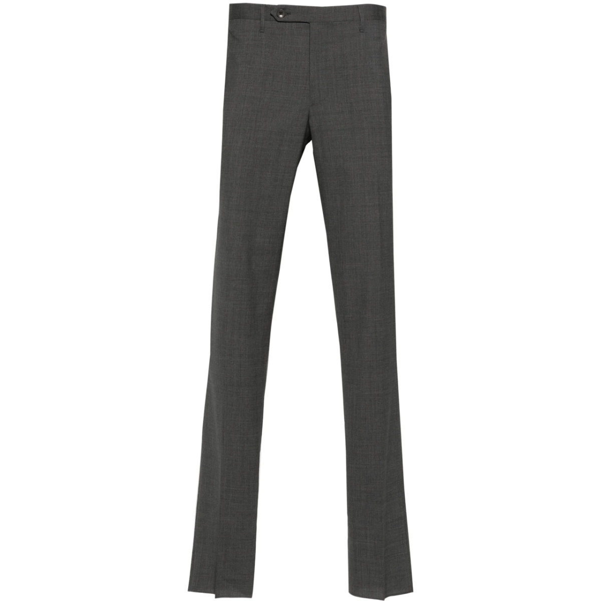 pressed-crease trousers