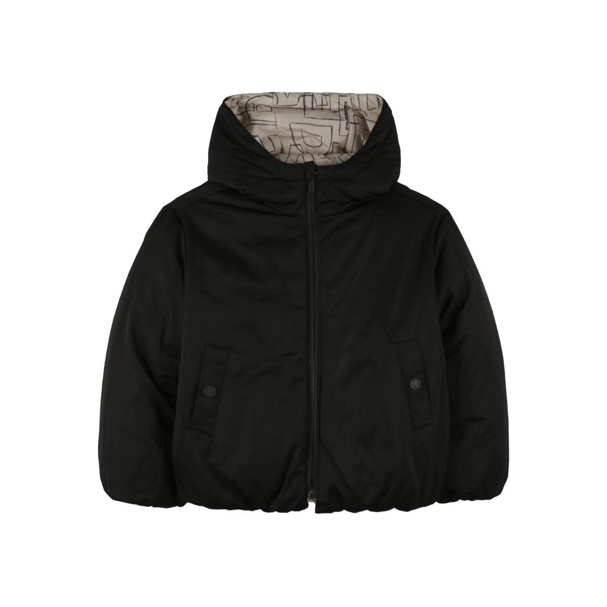 quilted logo puffer jacket - Img 3