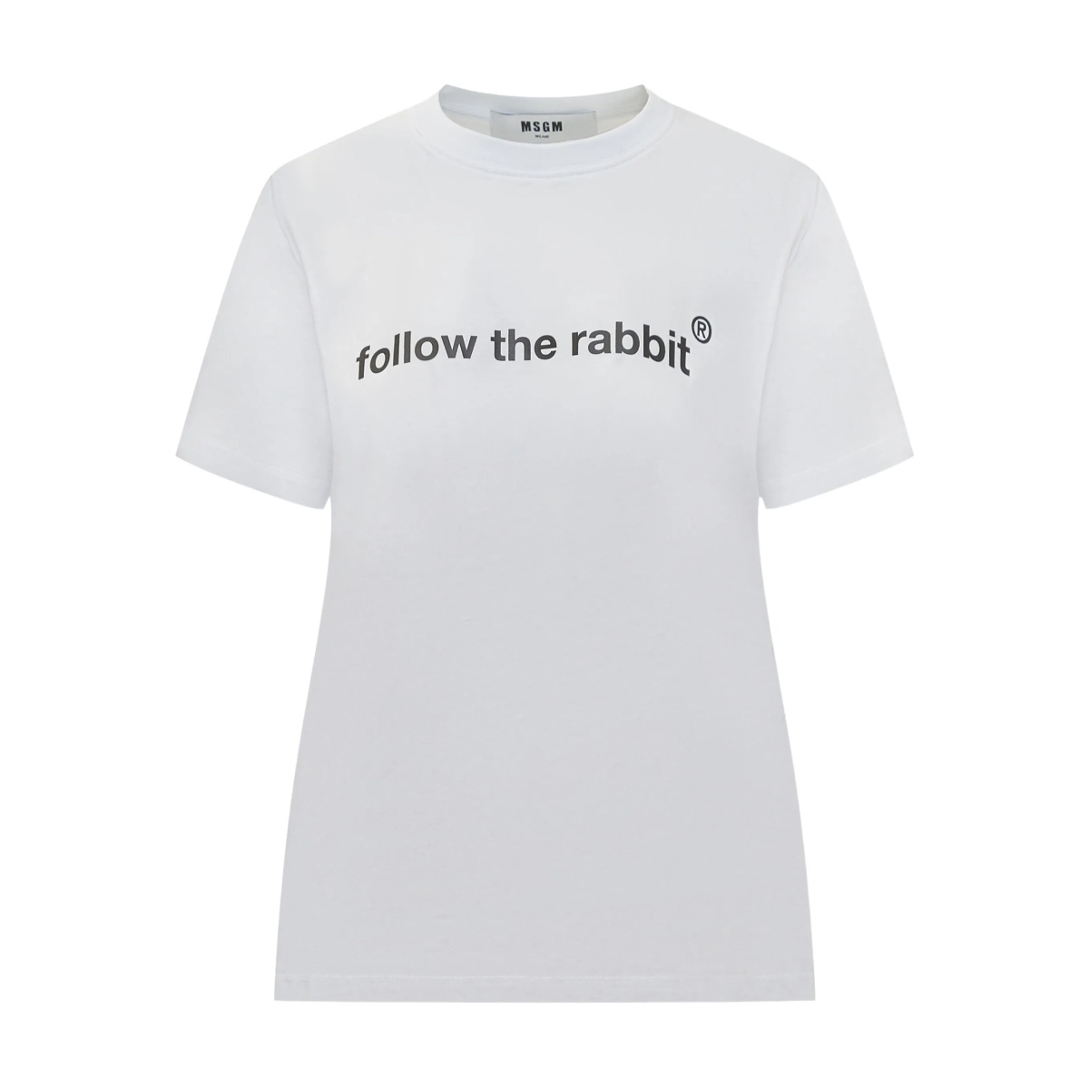rabbit-print T-shirt