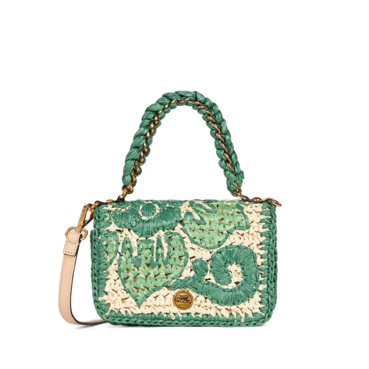 raffia mini bag