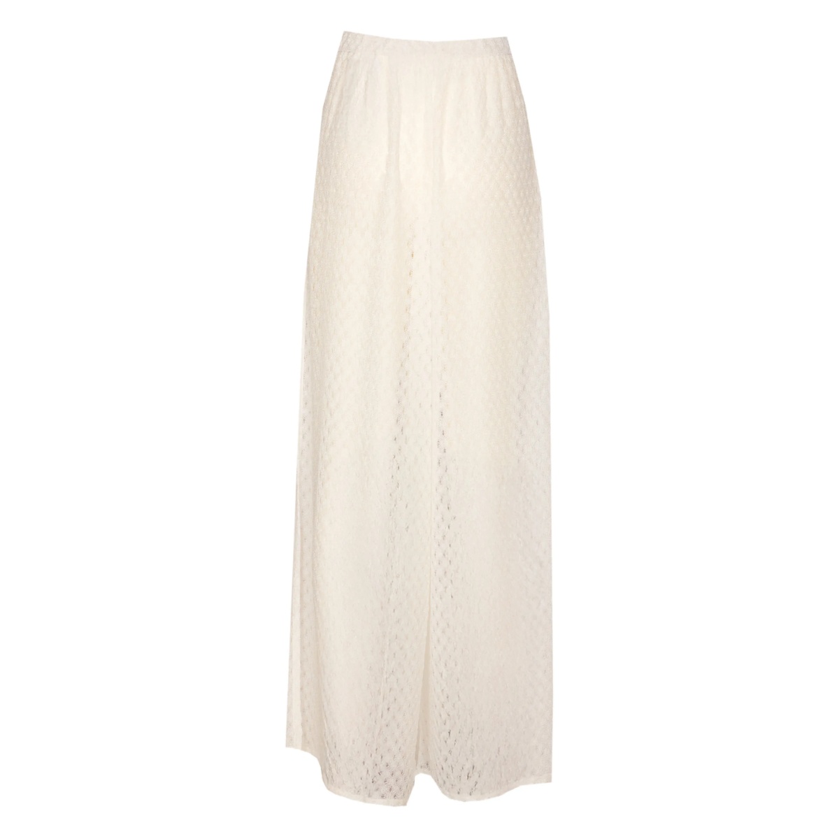Raschel-knit wide-leg trousers - Img 2