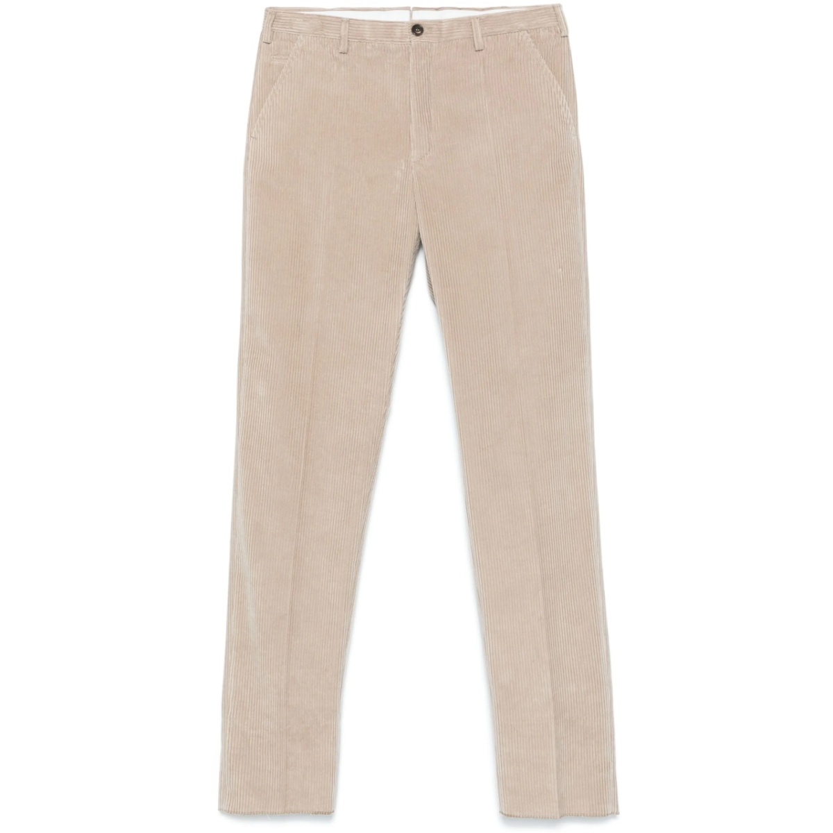 regular-fit velvet trousers