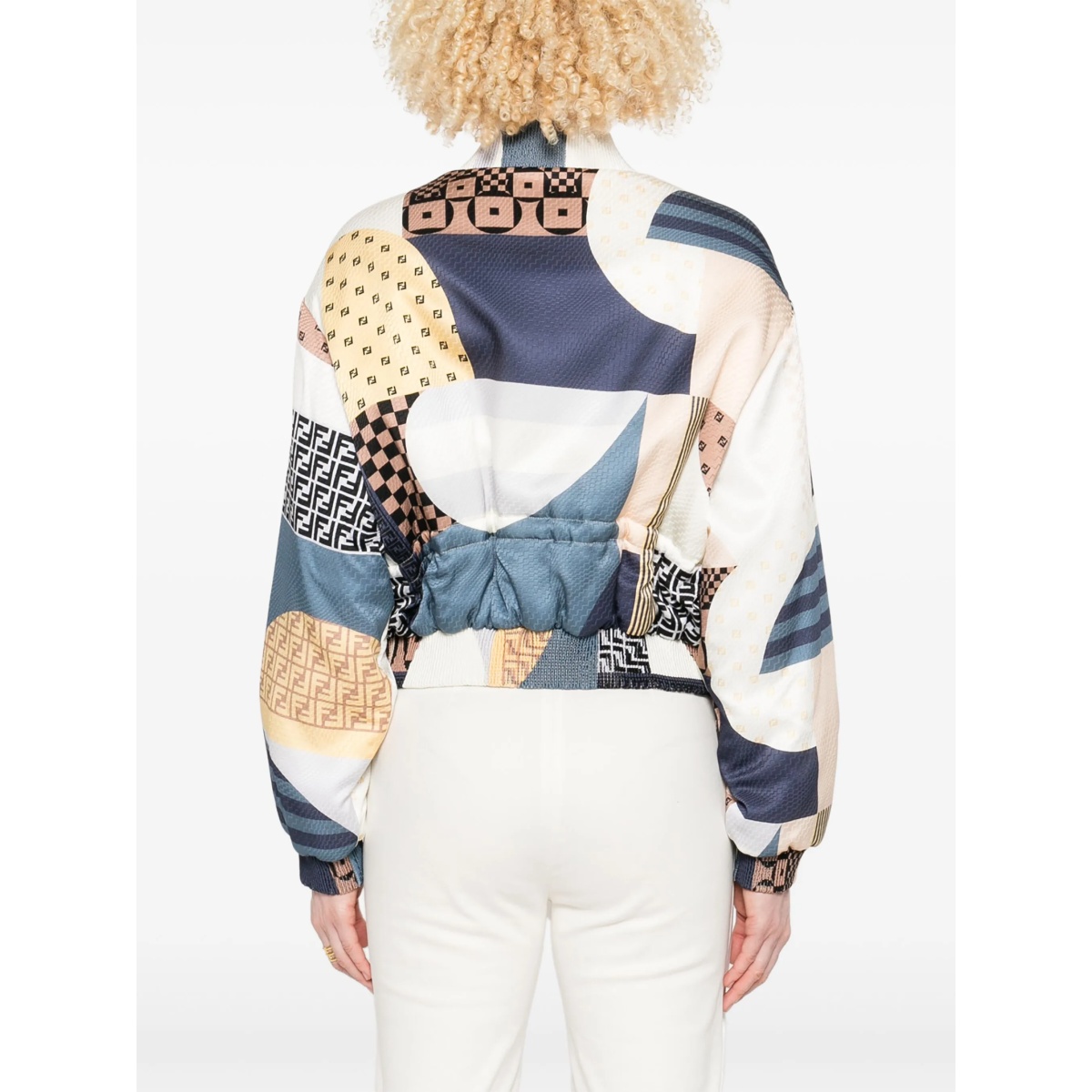 reversible cropped bomber jacket - Img 4