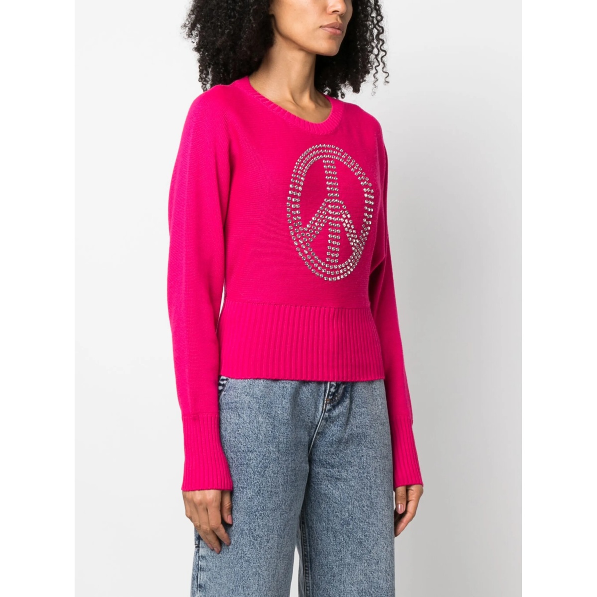 rhinestone cropped jumper - Img 3