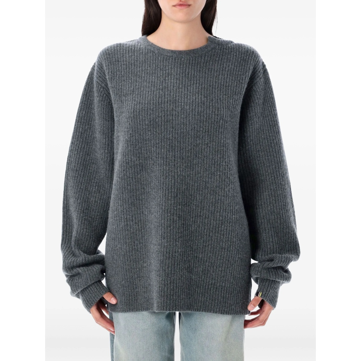 ribbed cashmere sweater