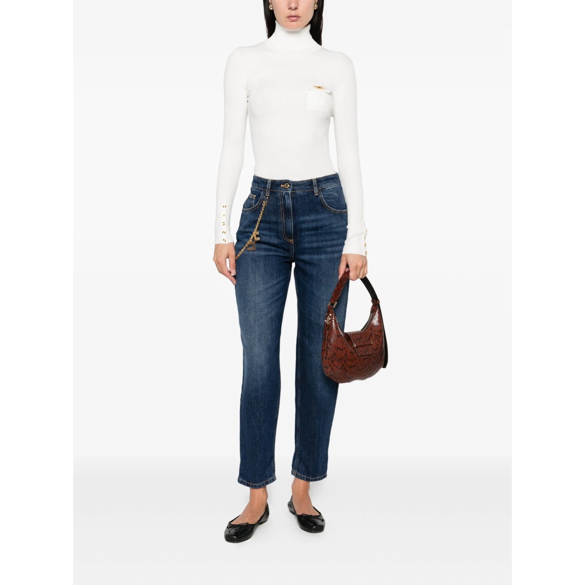 ribbed roll-neck sweater - Img 2