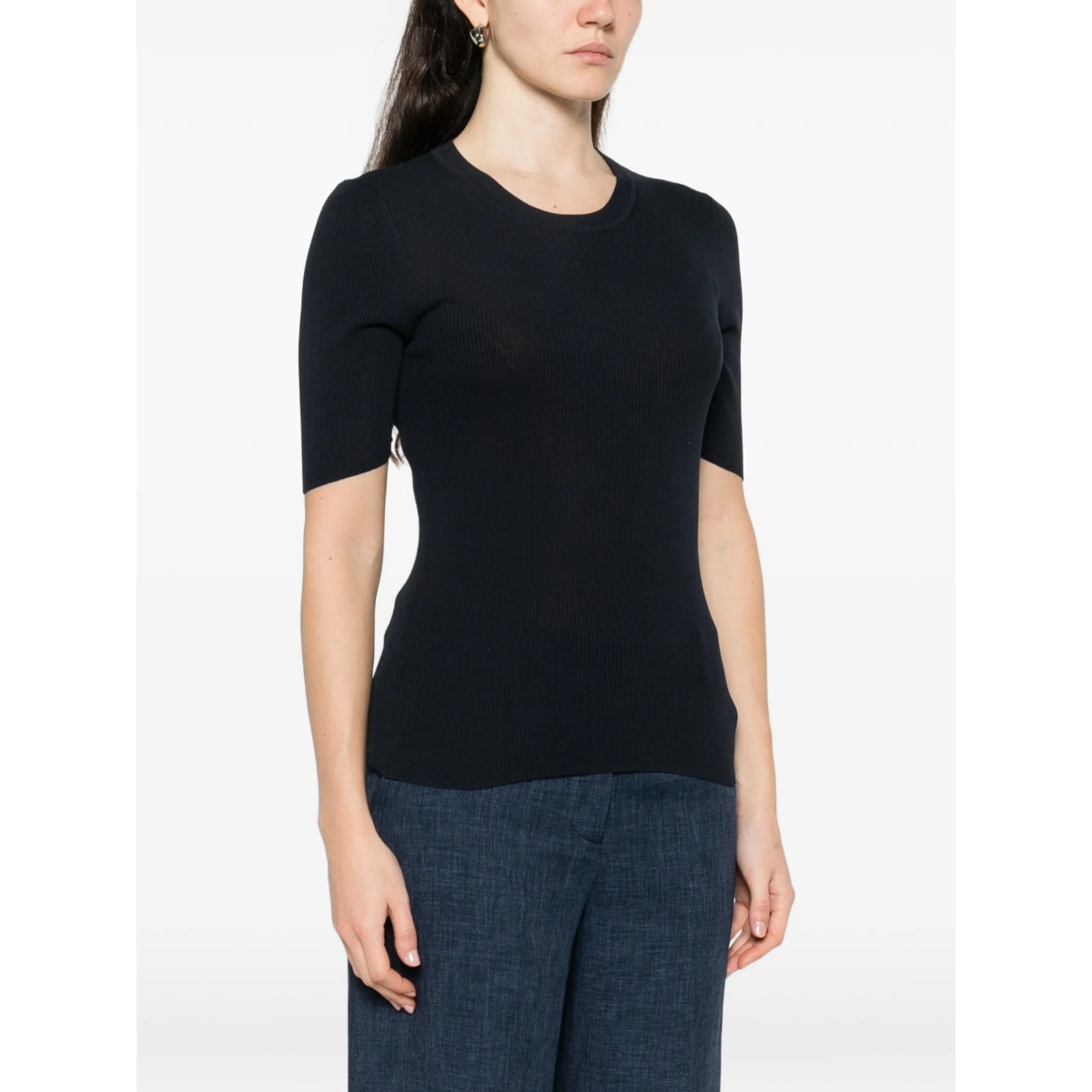 ribbed short-sleeve T-shirt - Img 3