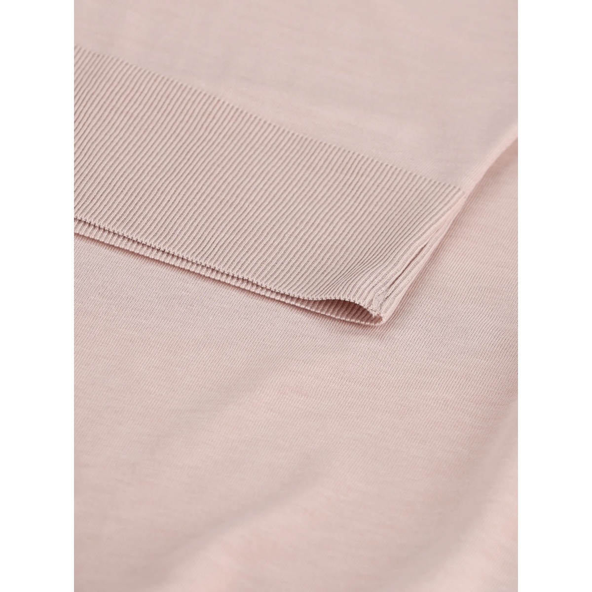 ribbed trim T-shirt - Img 3