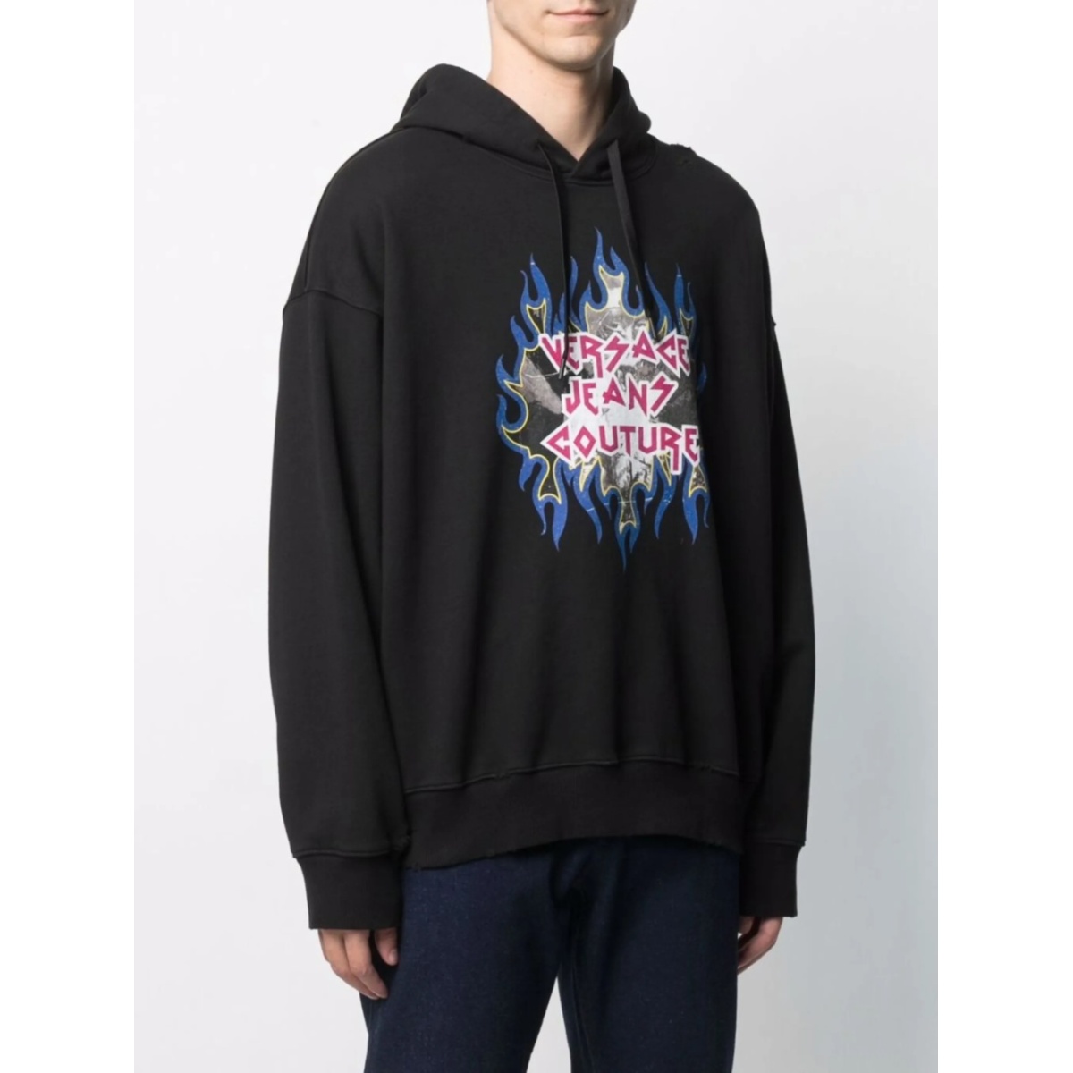 Rock logo-print hoodie - Img 3
