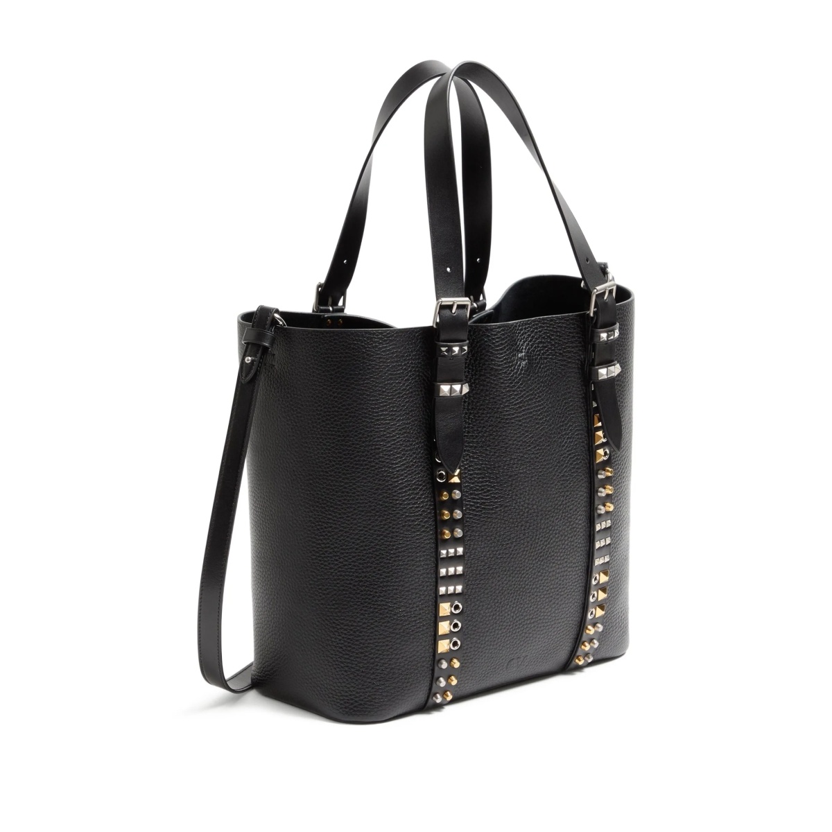 Rockstud grained tote bag - Img 3