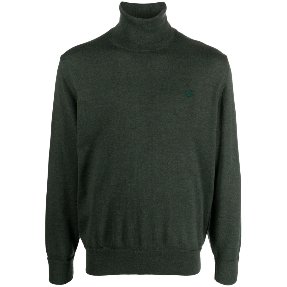 roll-neck virgin wool jumper
