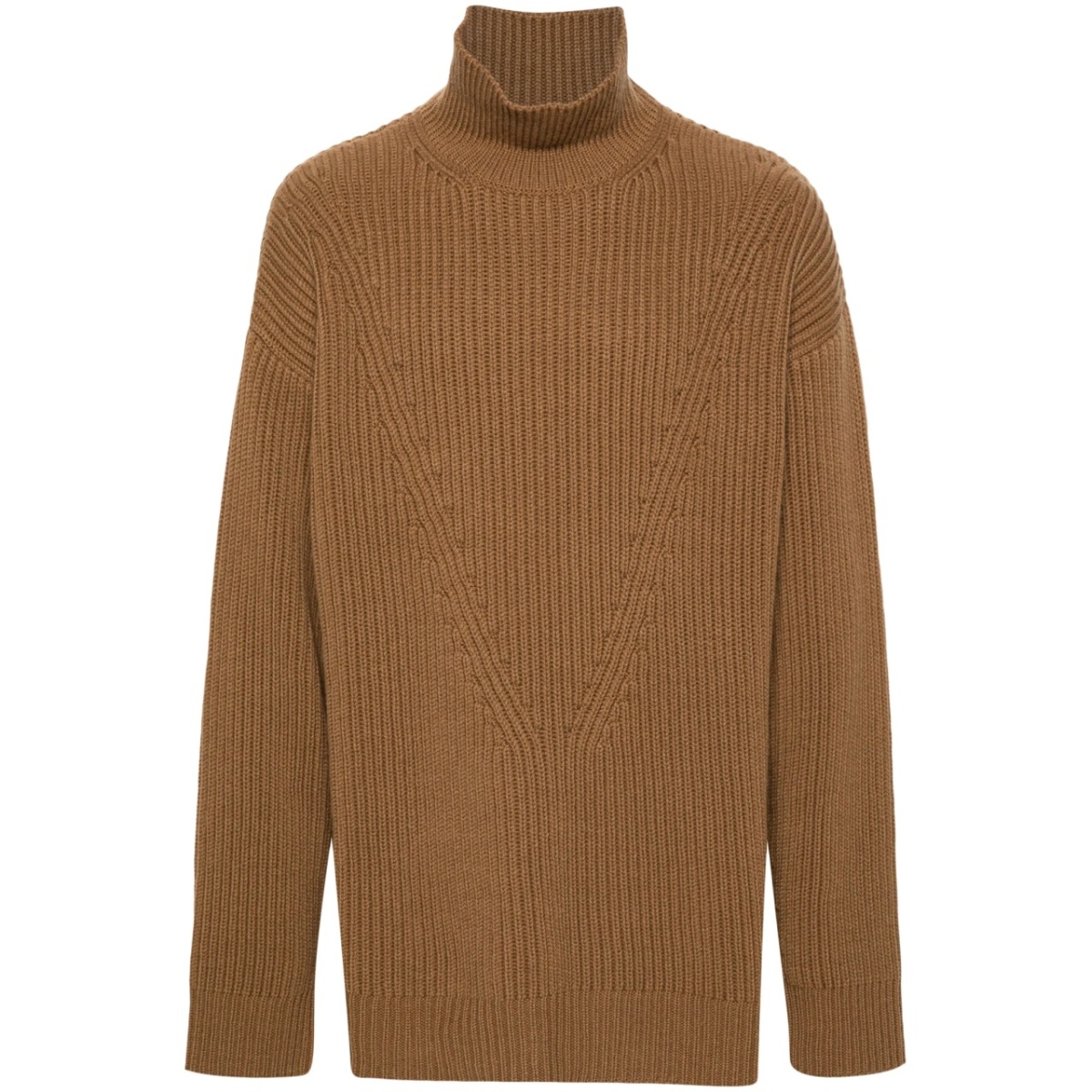 roll-neck wool jumper
