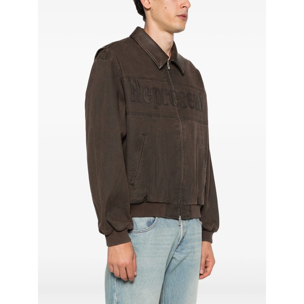 Roscoe logo collared bomber jacket - Img 3