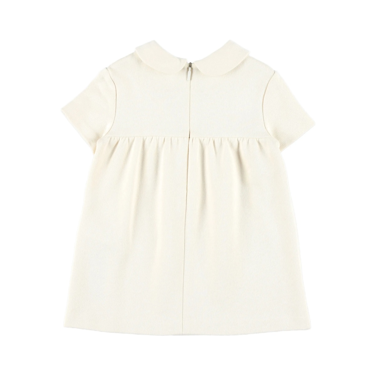 round-collar short-sleeve dress - Img 2