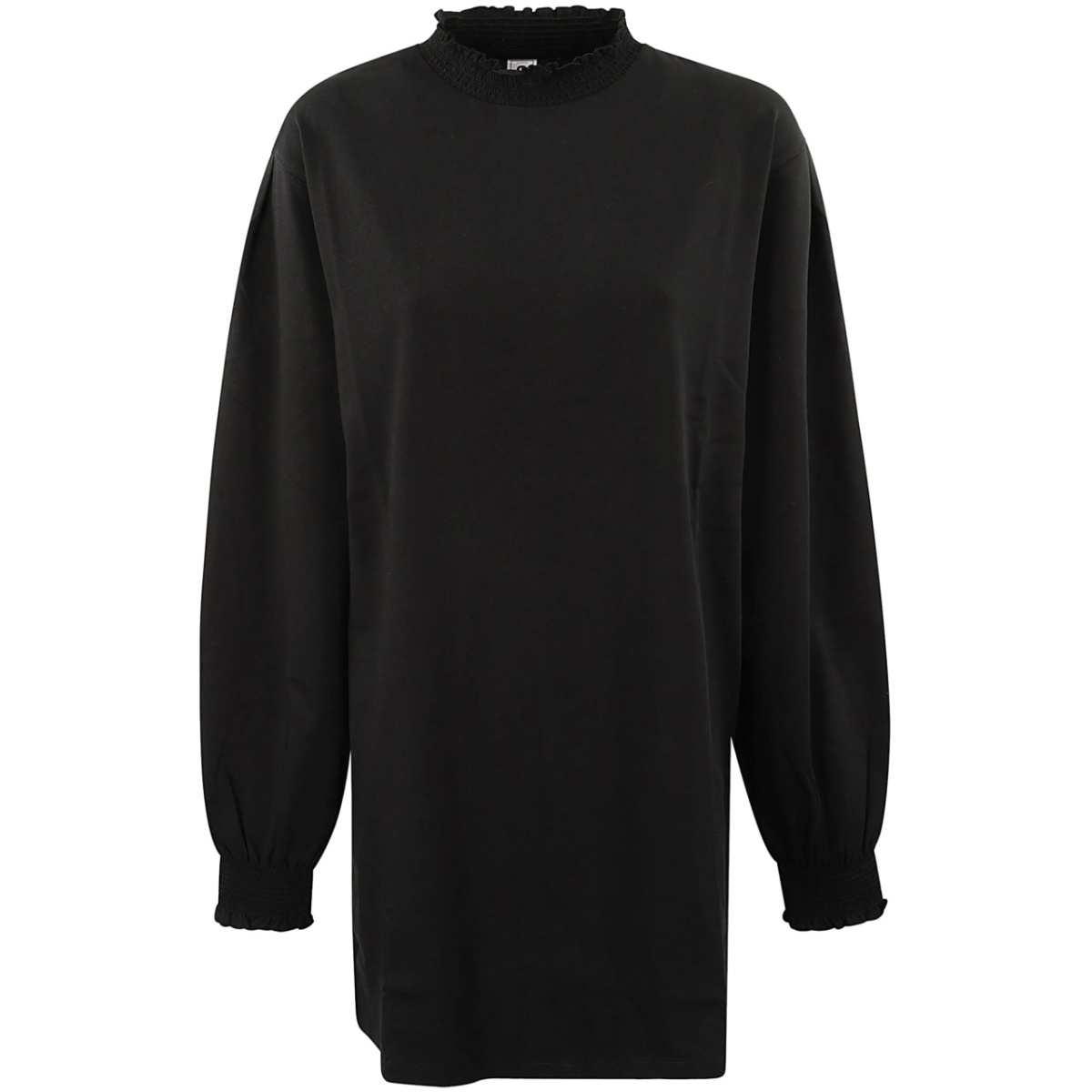 ruffle-collar dress