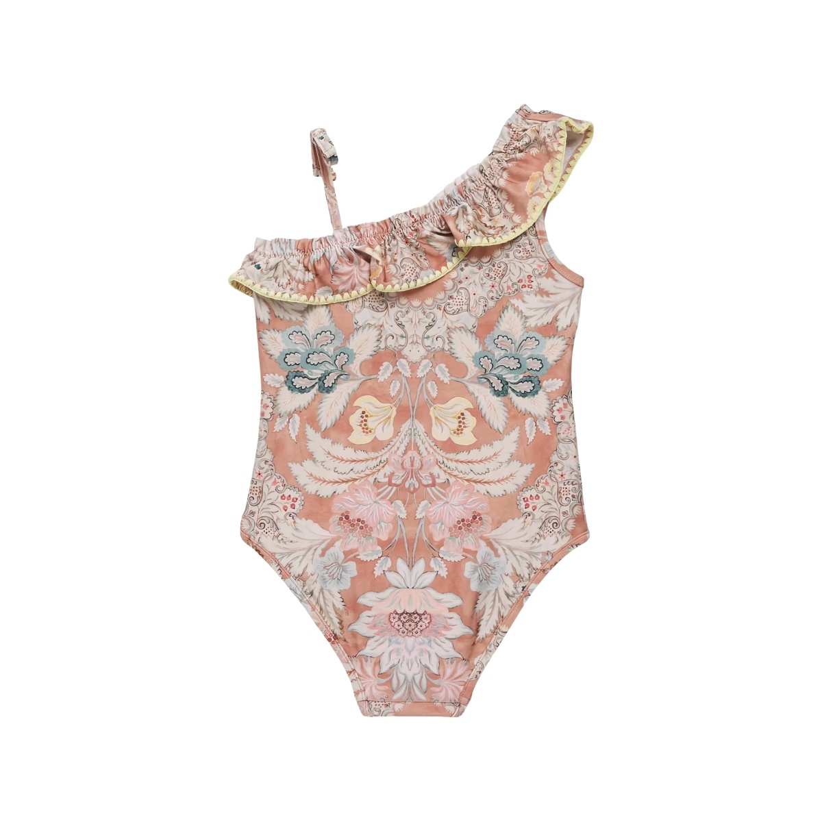 ruffled floral swimsuit - Img 2