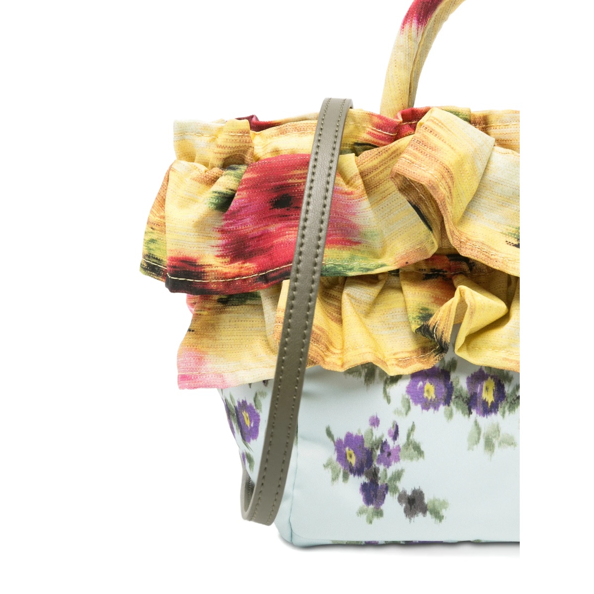 ruffled-trim tote bag - Img 4
