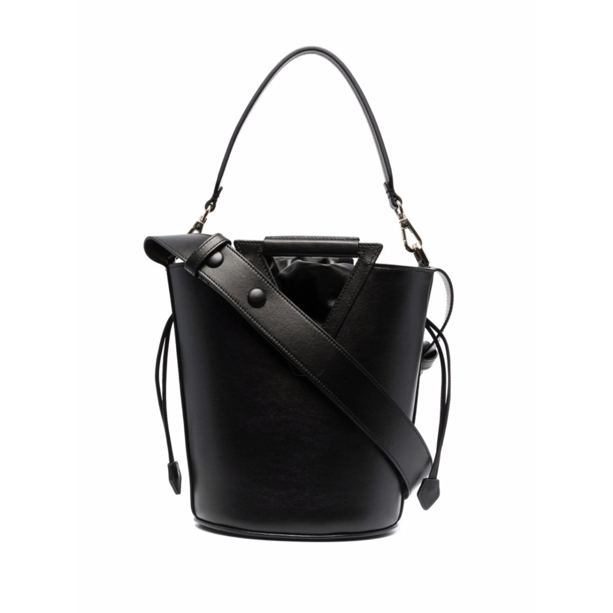 RV leather bucket bag