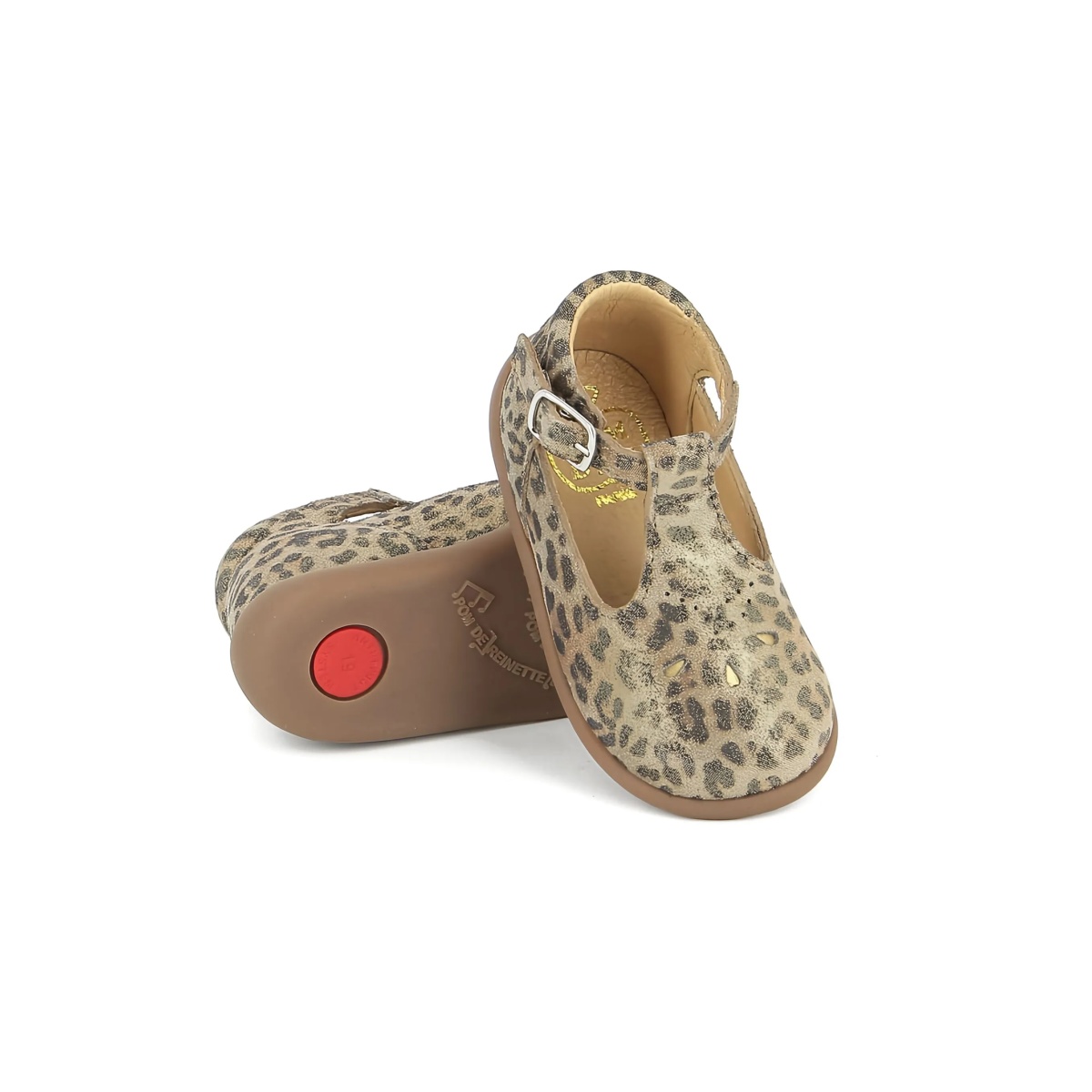 Salome buckle leopard sandals - Img 3