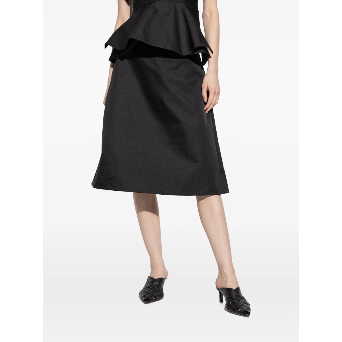 satin A-line skirt - Img 3
