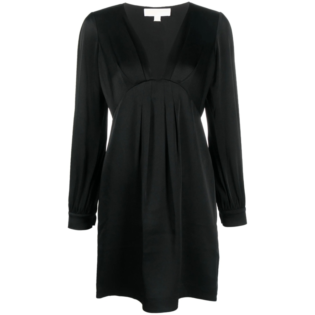 satin-weave minidress