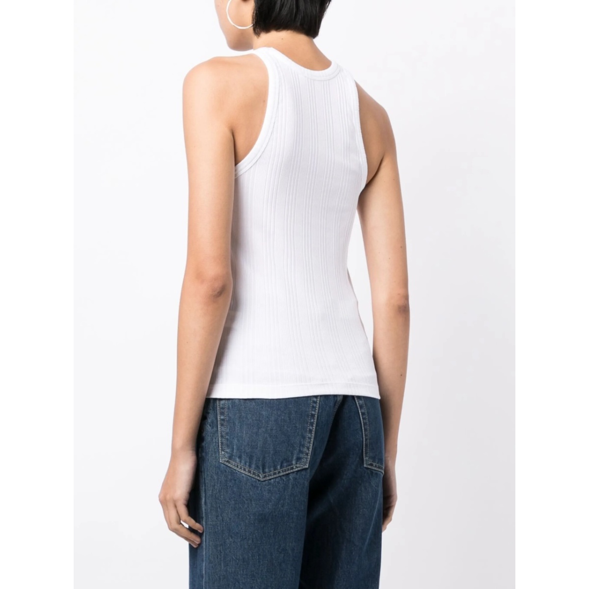 scoop-neck sleeveless top - Img 4
