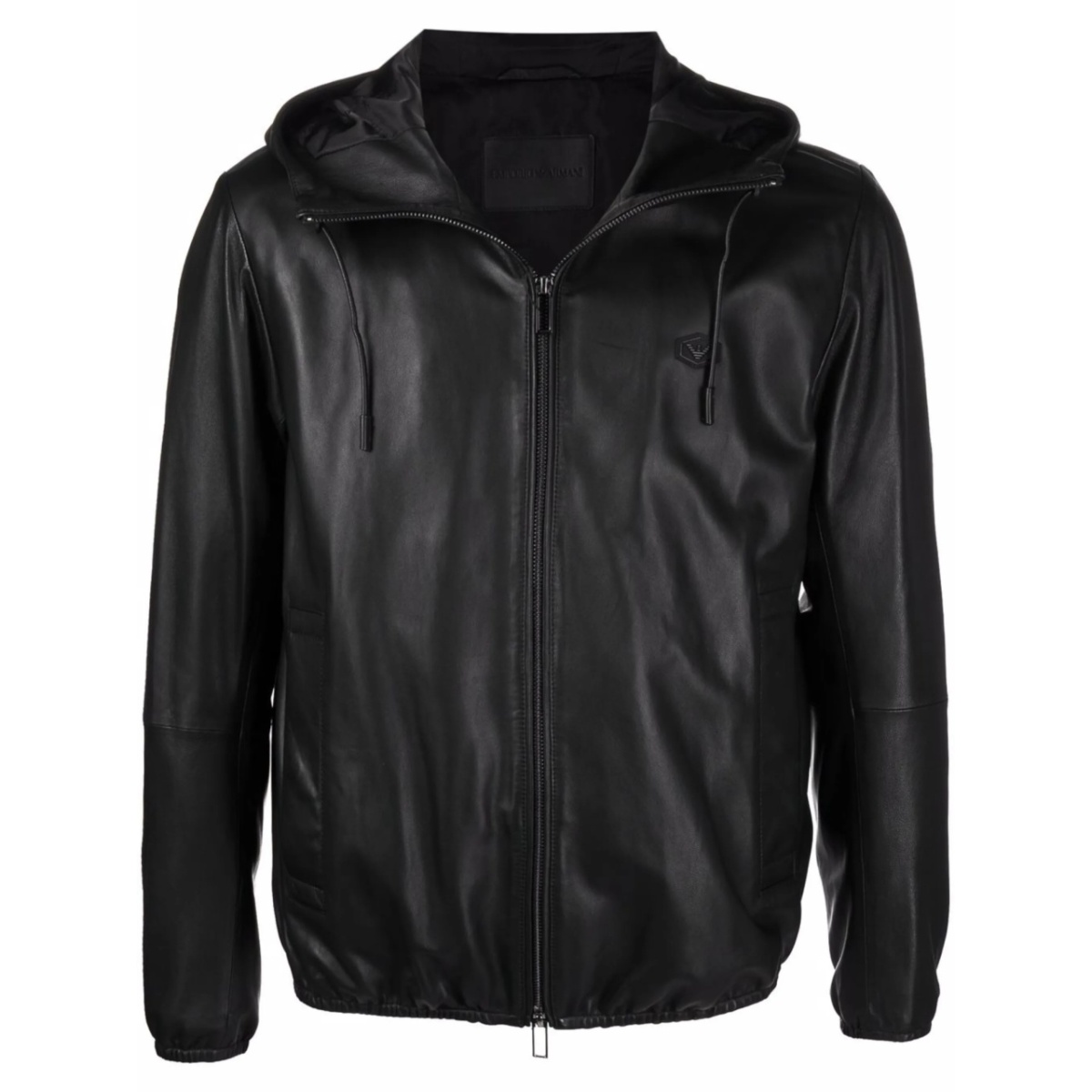 semi-aniline leather blouson