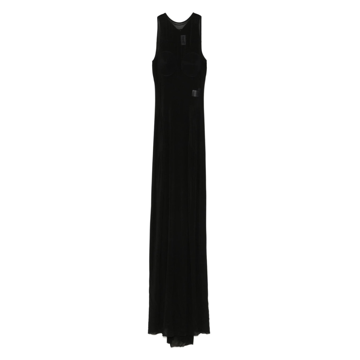 semi-sheer maxi dress