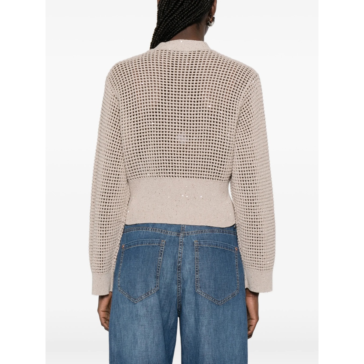 sequin-embellished cardigan - Img 4