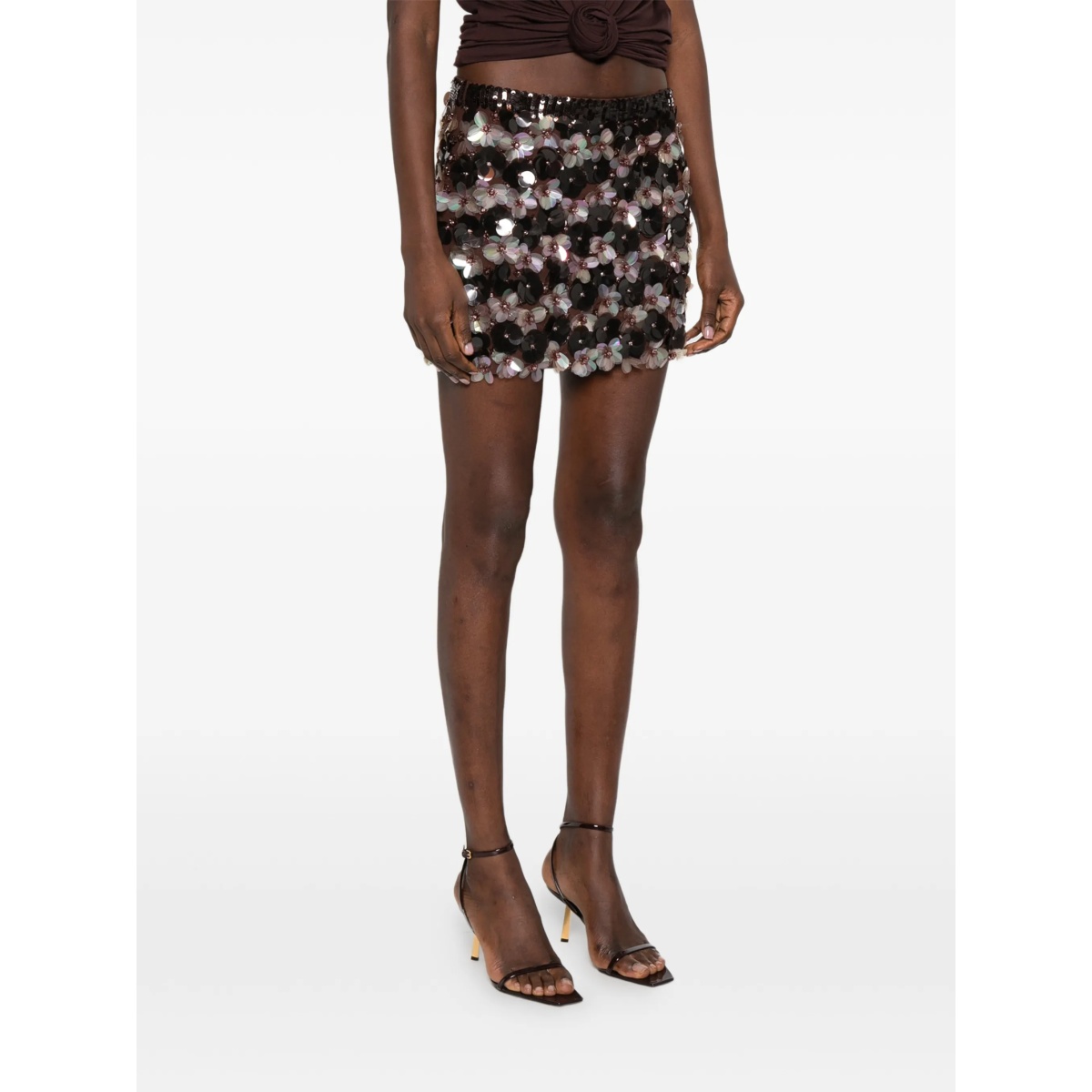 sequin-embellished mini skirt - Img 3