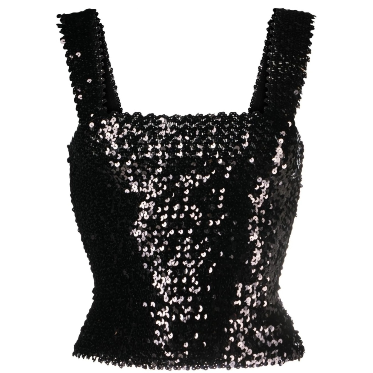 sequin embellished top
